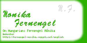 monika fernengel business card